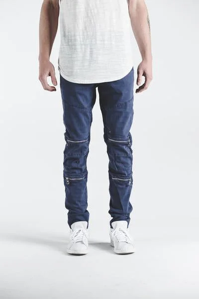 Men's High - Waisted Jeans in a Medium Wash for a Vintage - Style RevivalDarth Denim (Navy)