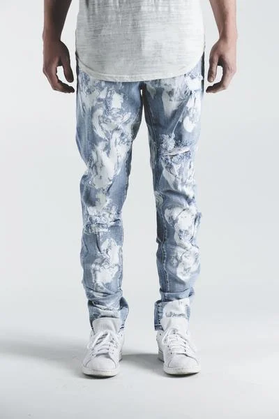 Men's Stretch Jeans with a Moisture - Wicking Lining for Active LifestylesHOLLY DENIM