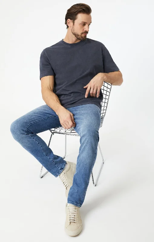 Plus Size Men's Bootcut Jeans with a Belt Loop Upgrade for a Stylish TouchJAKE SLIM LEG IN MID BRUSHED WILLIAMSBURG