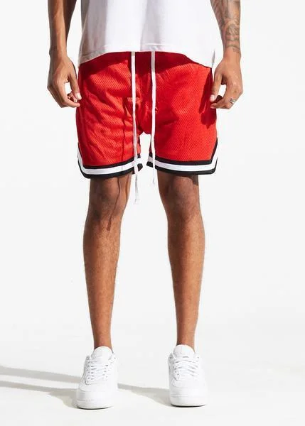 Plus Size Men's Bootcut Jeans with a Belt Loop Upgrade for a Stylish TouchJordan Ball Shorts (Red)