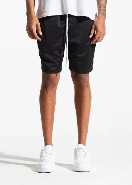 Men's Slim Fit Stretch Jeans in Dark Wash for a Modern and Comfortable LookLewis Track Shorts (Black/Gold)