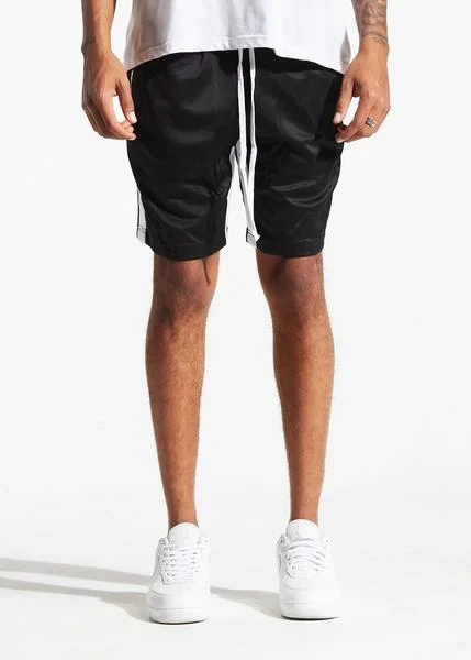 Men's Slim Fit Stretch Jeans in Dark Wash for a Modern and Comfortable LookLewis Track Shorts (Black/White)