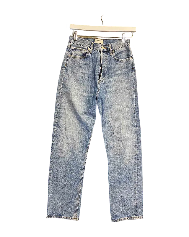 Men's Straight Leg Raw Denim Jeans for a Minimalist and Durable OptionSie 26 | Agolde Stonewash Organic Cotton Straight Jeans