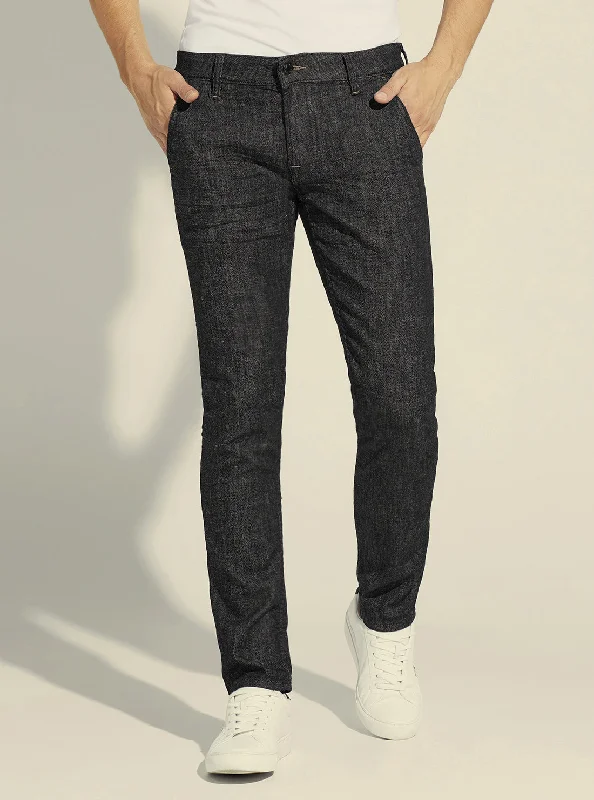 Plus Size Men's Bootcut Jeans with a Relaxed Waist for a Classic and Comfortable FitMid-Rise Straight Leg Adam Denim Jeans In Blackway Wash