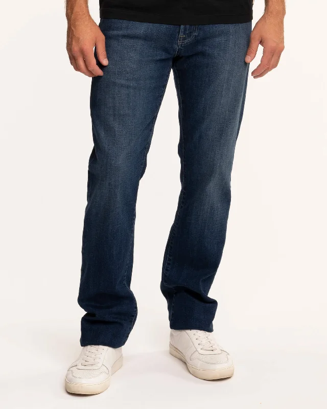 Men's Jeans with a Button - Fly for a Traditional and Classic AestheticNo. 11 Classic Fit Lost Coast Flex