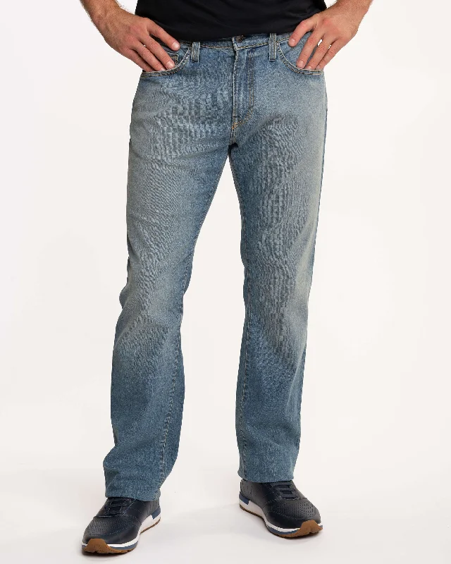 Plus Size Men's Relaxed Fit Jeans with a Tapered Leg for a Laid - Back VibeNo. 7 Waterman Relaxed Fit Eureka Flex