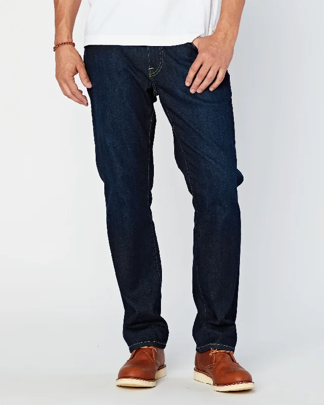 Plus Size Men's Bootcut Jeans with a Belt Loop Upgrade for a Stylish TouchNo. 11 Classic Fit Belfort Indigo Rinse Flex 30