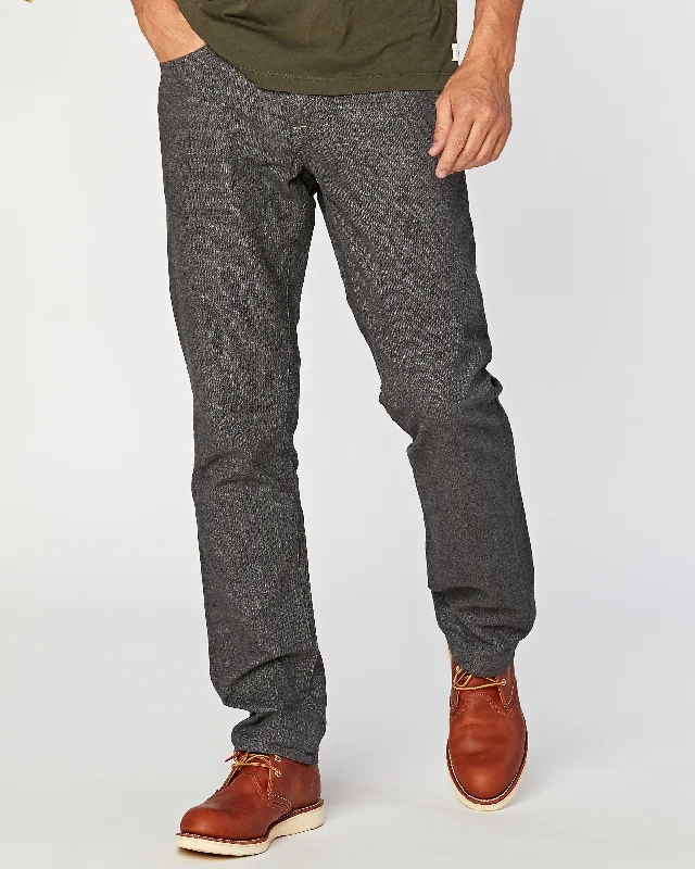 Men's Distressed Jeans with Patches for a Retro and DIY - Inspired AppearanceNo. 11 Classic Wildwash