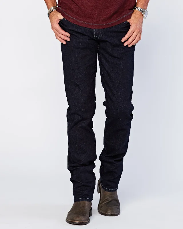 Men's Slim Fit Stretch Jeans in Dark Wash for a Modern and Comfortable LookNo. 30 Modern Slim Fit Big Drakes Vintage