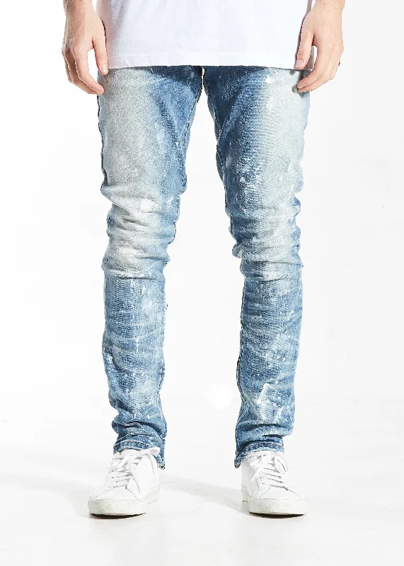 Men's Slim Fit Stretch Jeans in Dark Wash for a Modern and Comfortable LookPacific Denim (Vintage Stone)