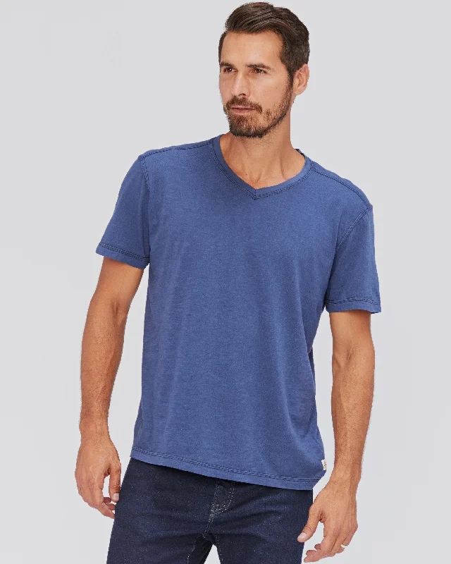 Men's Jeans with a Cargo - Inspired Knee Pocket for Extra StoragePCH Slub V Neck Tee