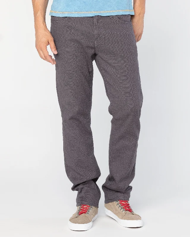 Men's Jeans with a Button - Fly for a Traditional and Classic AestheticRocker Tweed River Rinse Flex
