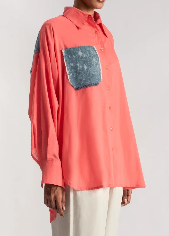 Plus Size Men's Relaxed Fit Jeans with a Faded Wash for a Vintage - Inspired LookZephyr Sunset Vibes Shirt
