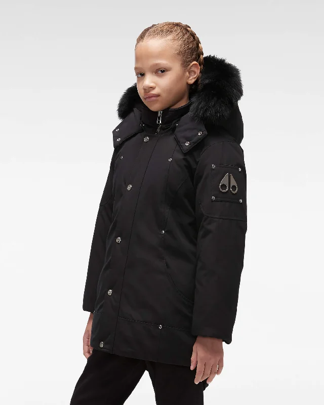 Black with Black Fox Fur