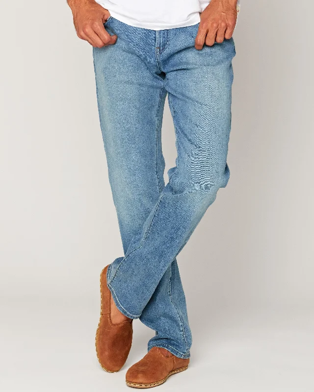 Men's Ripped Skinny Jeans in Acid Wash for an Edgy and Punk - Inspired StyleNo. 7 Waterman Relaxed Fit Big Drakes Flex