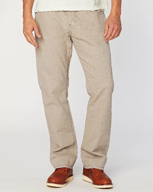 Plus Size Men's Straight Leg Jeans with Reinforced Knees for DurabilityNo. 7 Waterman Relaxed Fit Porto Linen