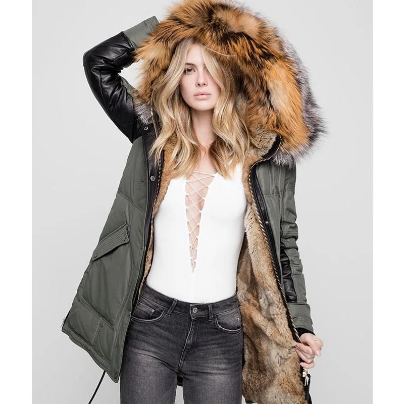Men's Stretch Jeans with a Moisture - Wicking Lining for Active LifestylesWomen's Nicole Benisti Chelsea Coat - Military/Gold/Grey