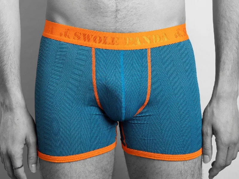 Dress men's socks for business and formal wearBamboo Boxers - Blue Herringbone