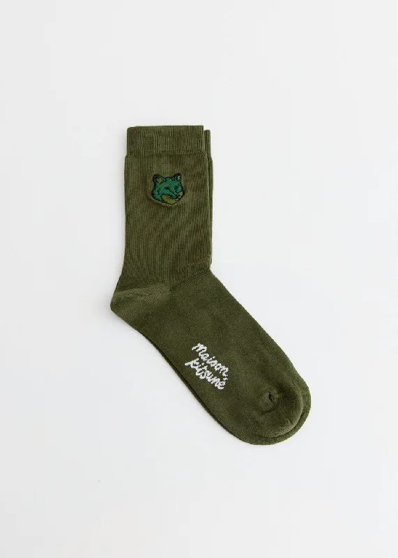 Organic men's socks for an eco - friendly choiceBold Fox Head Socks