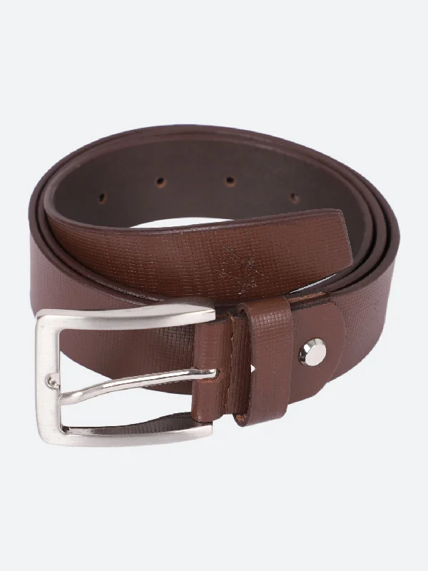 Athletic men's socks with arch supportMen's Brown Formal Single Side Belt