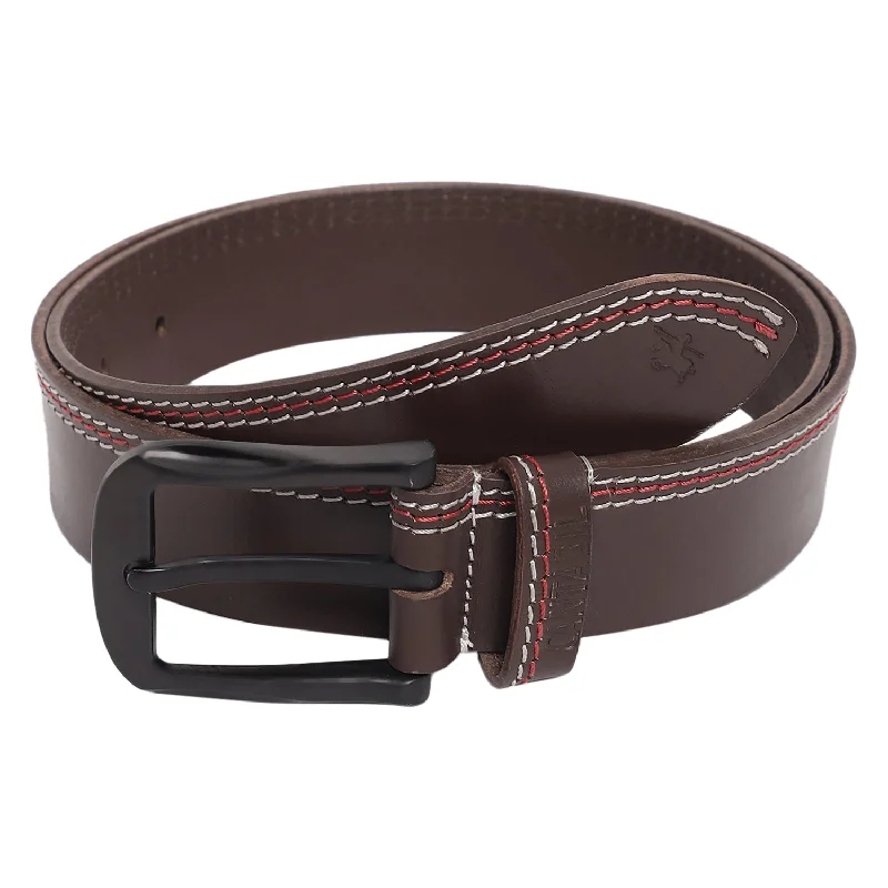 Hiking men's socks for outdoor adventuresMen's Brown Casual Single Side Belt
