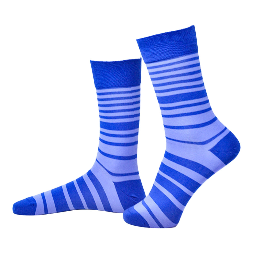 Organic cotton men's crew socks for sensitive skinIcy Blue-Crew Socks Bamboo Socks