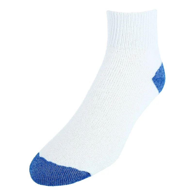 White with Royal Blue