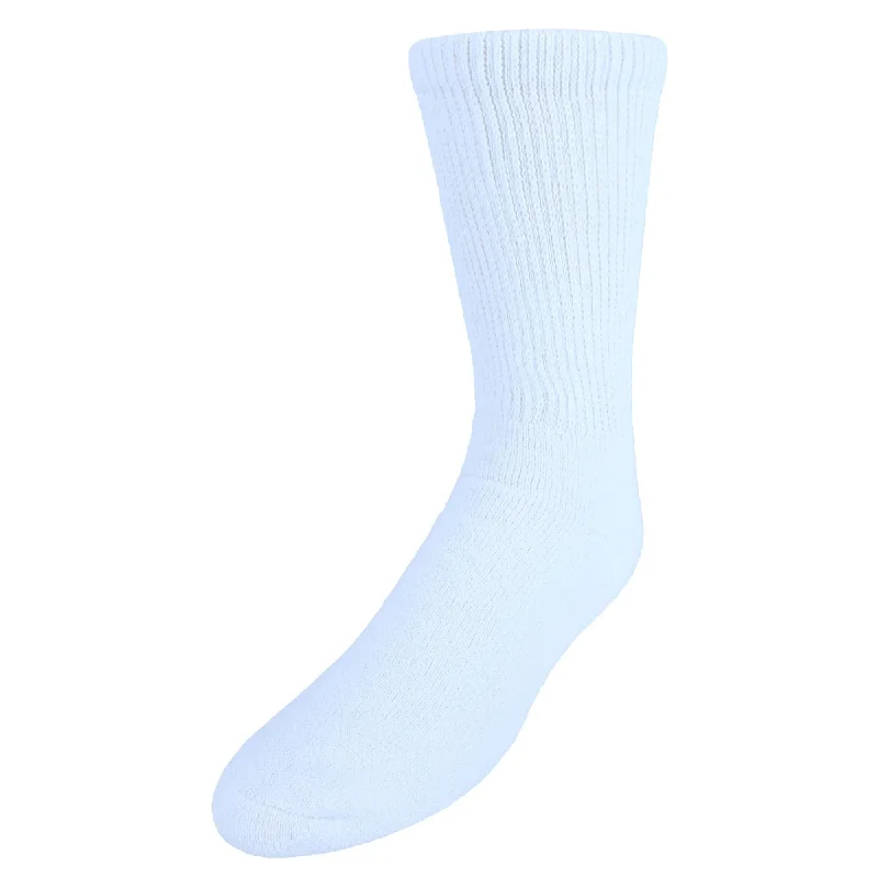 No - show men's socks for wearing with loafersCTM® Men's Diabetic Crew Socks