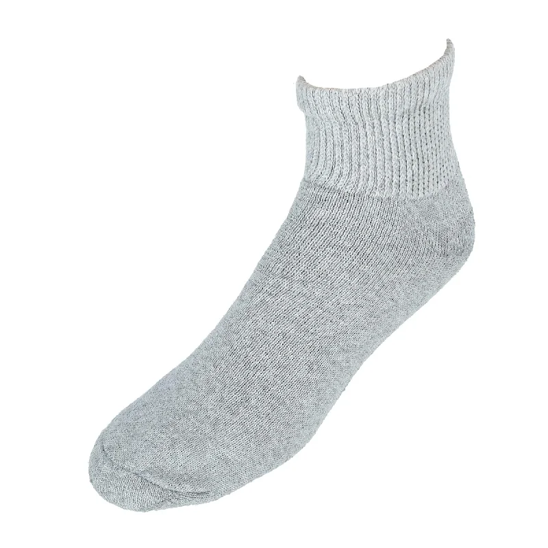 Dress men's socks for business and formal wearCTM® Men's Loose Fit Diabetic Ankle Socks (3 Pair Pack)