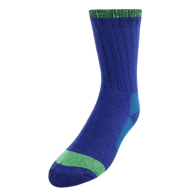 Running men's socks for sports performanceCTM® Men's Wool Blend Crew Socks (2 Pack)