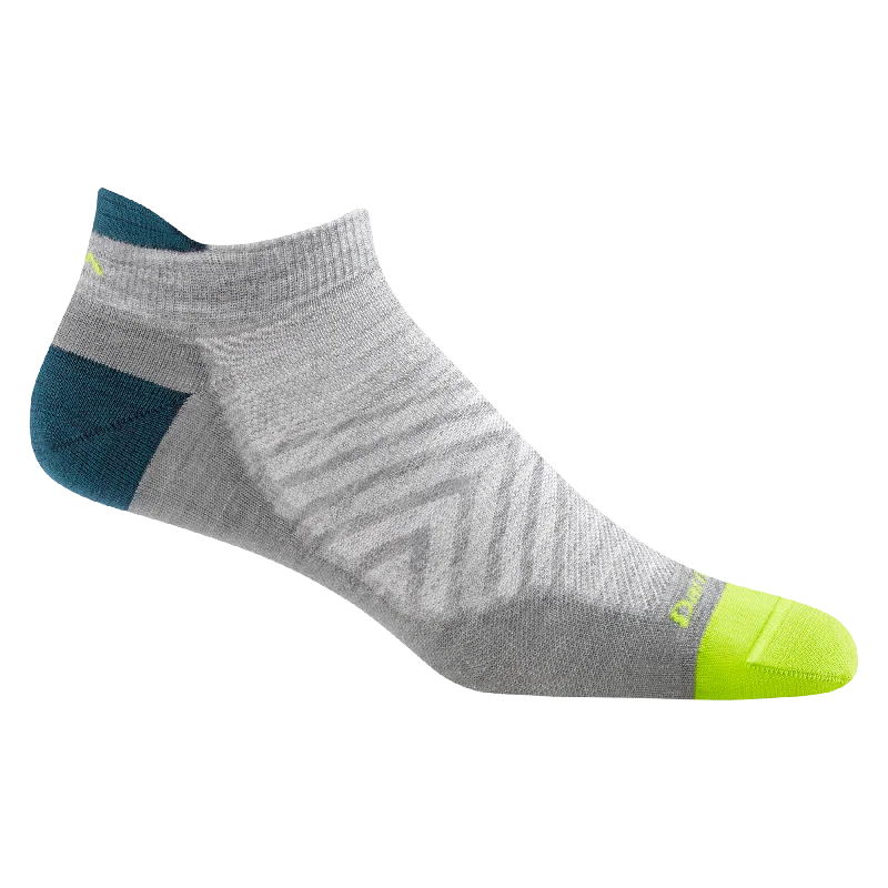 Patterned men's socks with geometric designsDarn Tough 1033 Run No Show Tab Ultra-Lightweight Running Sock - Men's