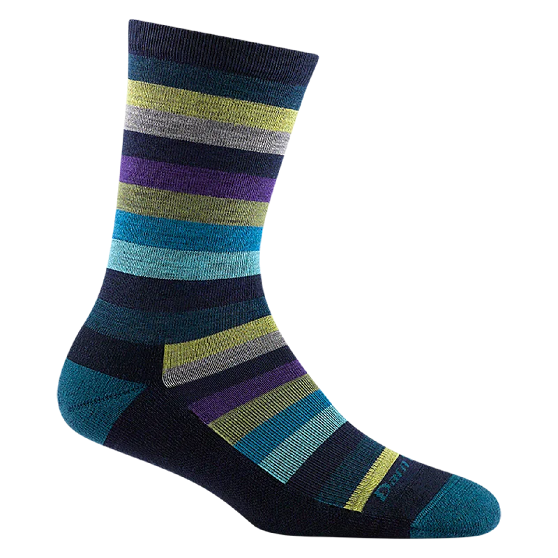 Bamboo men's socks for natural antibacterial propertiesDarn Tough 1644 Mystic Stripe Crew Lightweight with Cushion - Women's