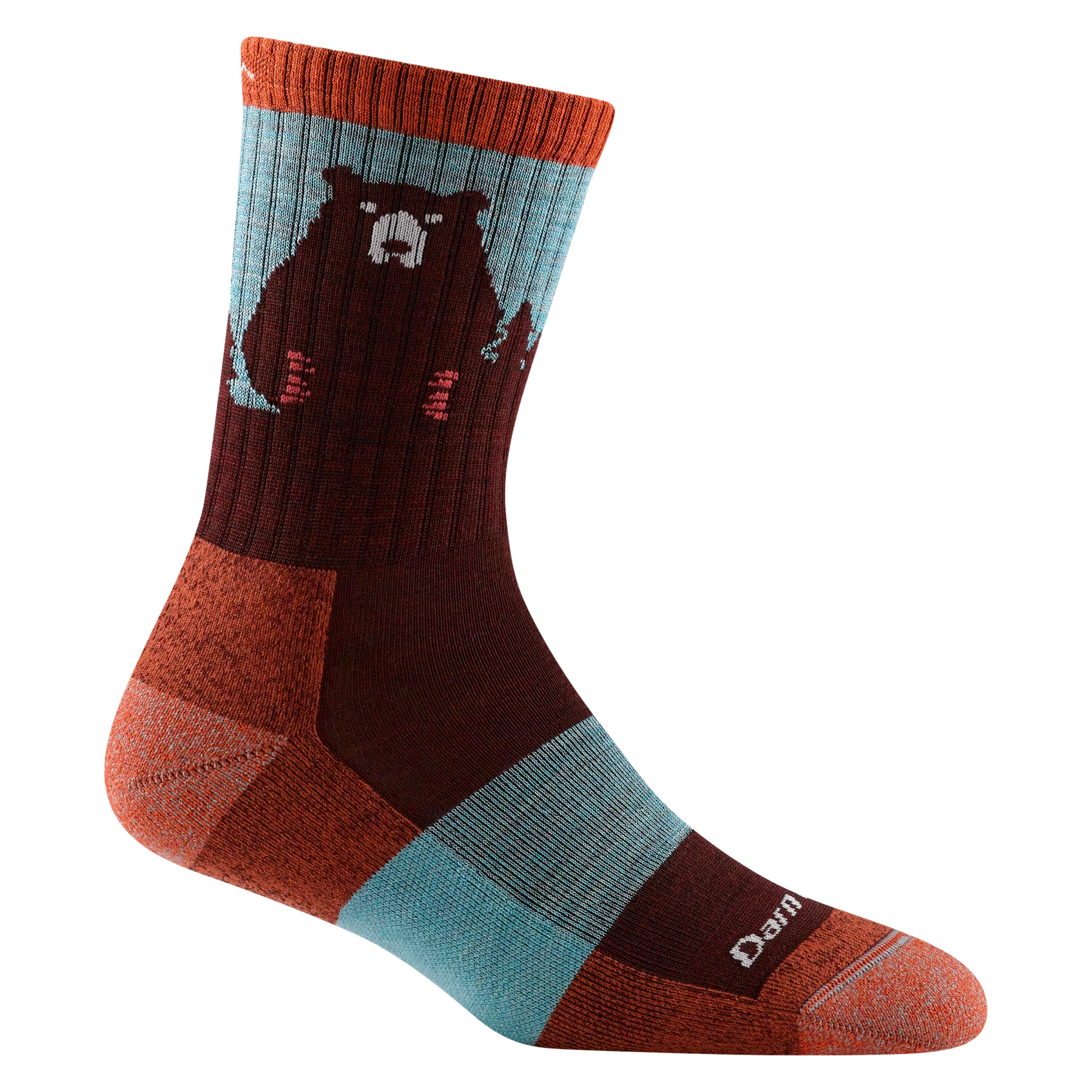 Merino wool men's socks for warmth and breathabilityDarn Tough 1970 Bear Town Micro Crew Lightweight with Cushion - Women's