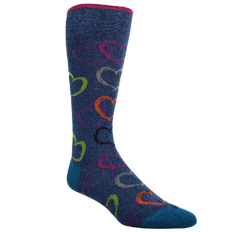 Novelty men's socks with unique patternsDS1230