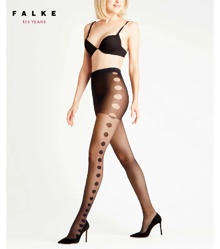 Running men's socks for sports performanceFalke Glamour Dot 15 DEN Tights