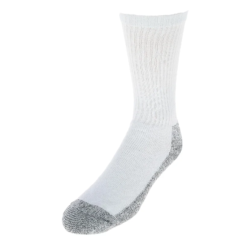 Knee - high men's socks for a vintage styleFruit of the Loom Men's Big and Tall Full Cushion Work Crew Socks (6 Pair Pack)