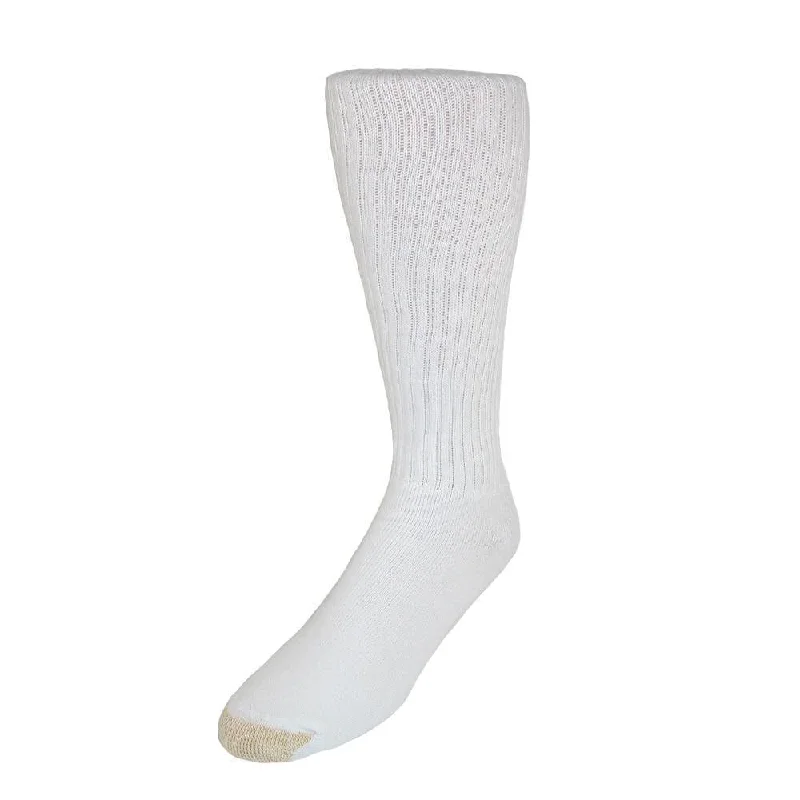 Cashmere men's socks for a luxurious feelGold Toe Men's Cotton Ultra Tec Over the Calf Socks (Pack of 3)