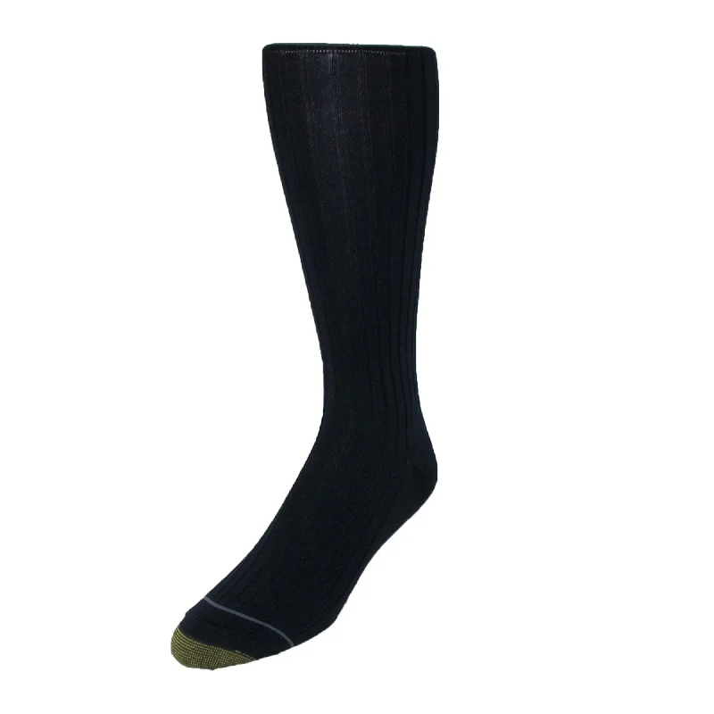 Compression men's socks for reducing swellingGold Toe Men's Mercerized Cotton Over the Calf Dress Socks (Pack of 3)