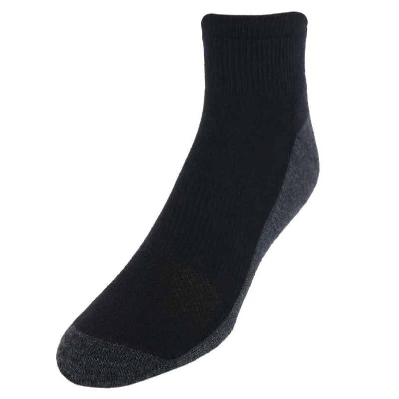 Silk men's socks for a smooth and soft touchHanes Men's X-Temp Cool Cushioned Ankle Socks (12 Pack)