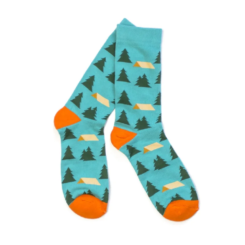 Sheer men's socks for a delicate appearanceHappy Camper Socks