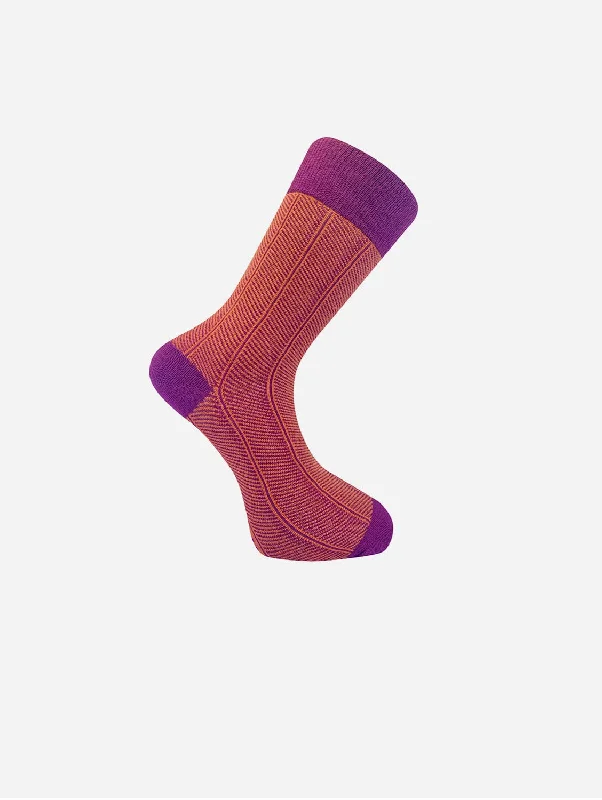 Dress men's socks for business and formal wearHerringbone Unisex Organic Cotton Socks | Auburn Dress men's socks for business and formal wearHerringbone Unisex Organic Cotton Socks | Auburn