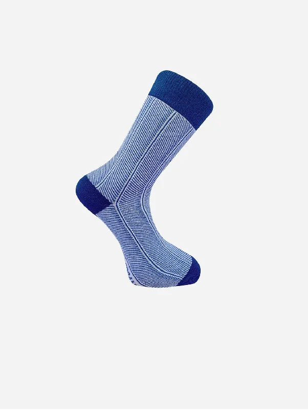 Stretchable men's socks for a flexible fitHerringbone Unisex Organic Cotton Socks | Navy Stretchable men's socks for a flexible fitHerringbone Unisex Organic Cotton Socks | Navy
