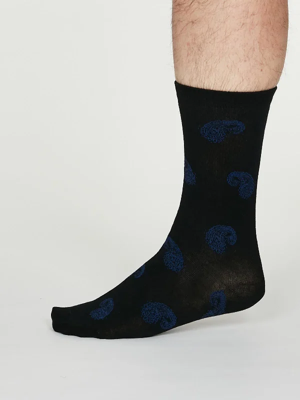 Novelty men's socks with unique patternsHomer Socks - Black