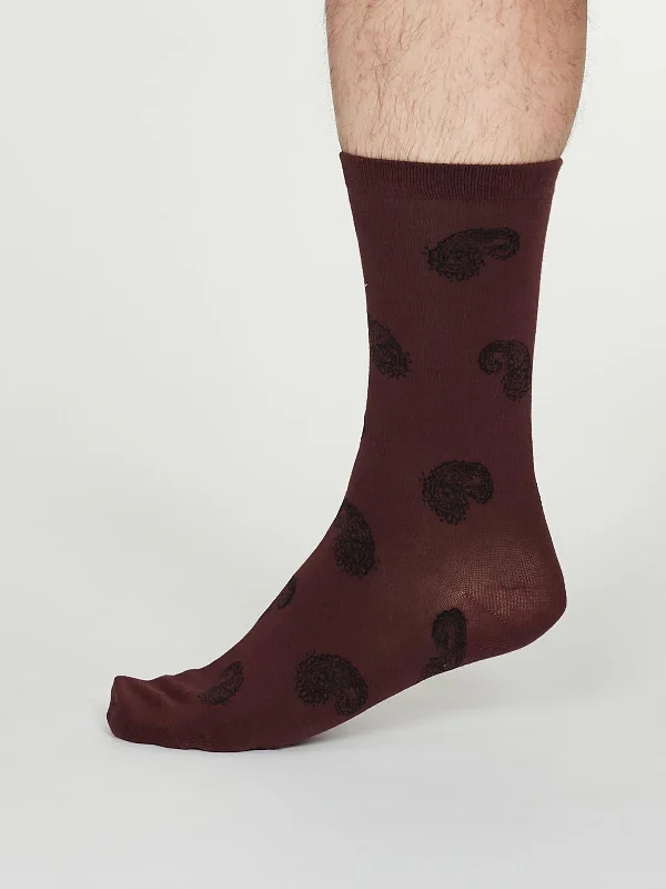 Compression men's socks for reducing swellingHomer Socks - Burgundy