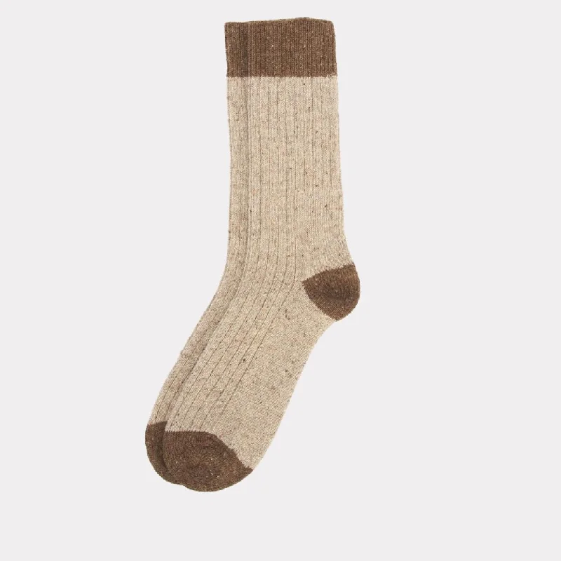 Compression men's socks for reducing swellingHoughton Socks (Biscuit)