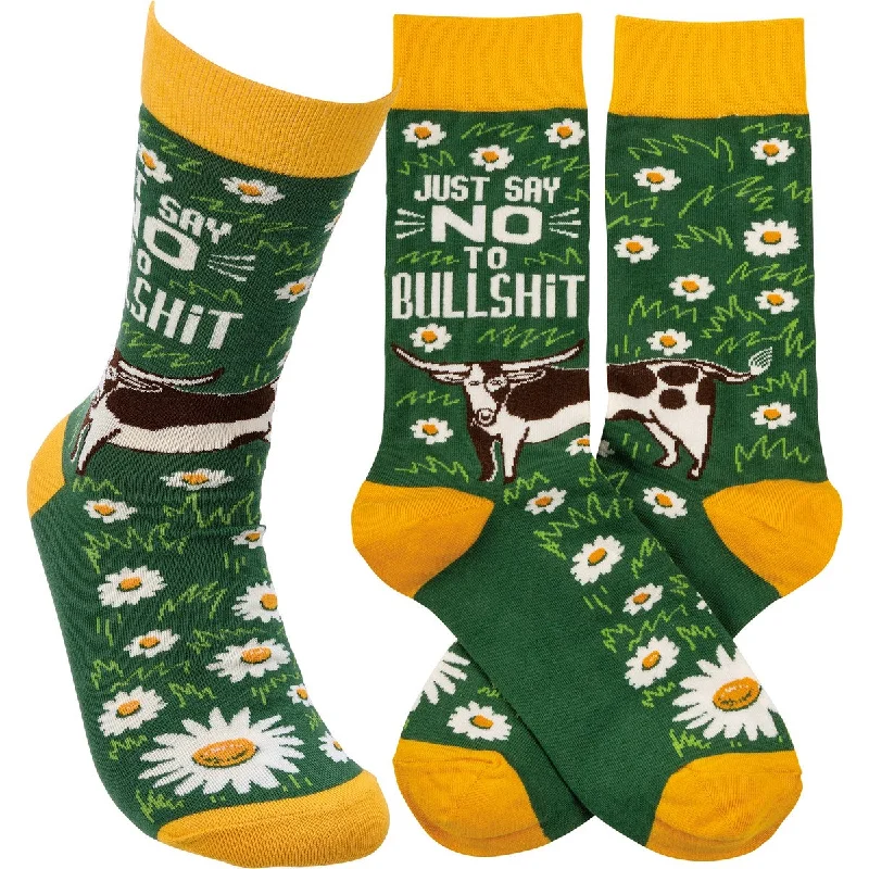 Diabetic men's socks for proper circulationJust Say No Socks
