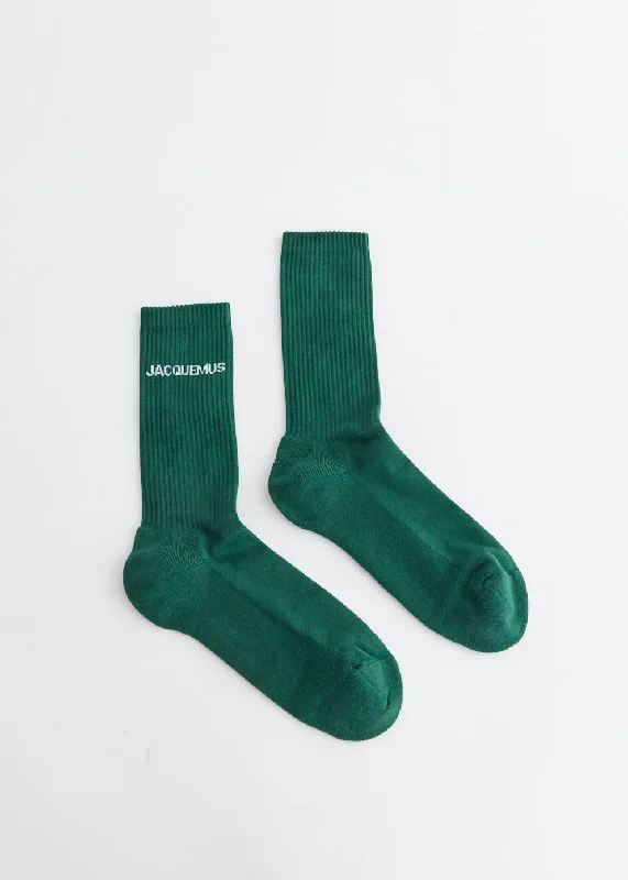 Knee - high men's socks for a vintage styleLes Chaussettes Jacquemus Socks