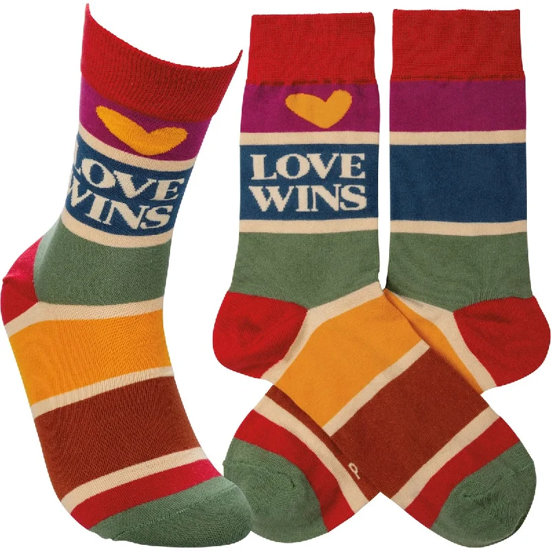 Ankle men's socks for a low - profile lookLove Wins Socks