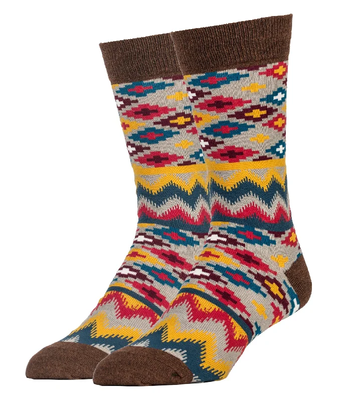 Organic cotton men's crew socks for sensitive skinLush Clove