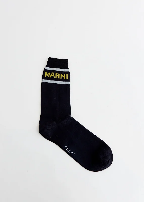 Ankle men's socks for a low - profile lookLogo Socks